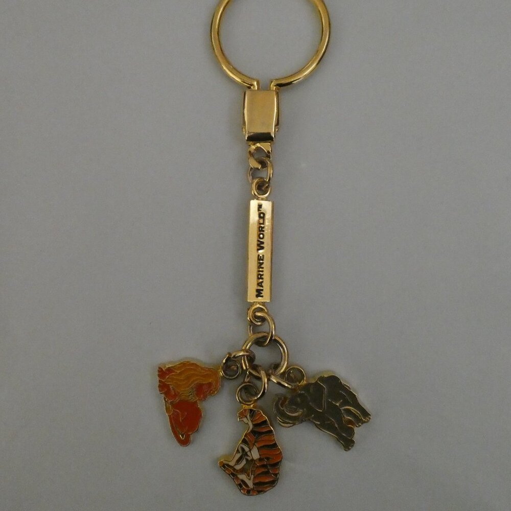 Vintage Marine World Key Chain